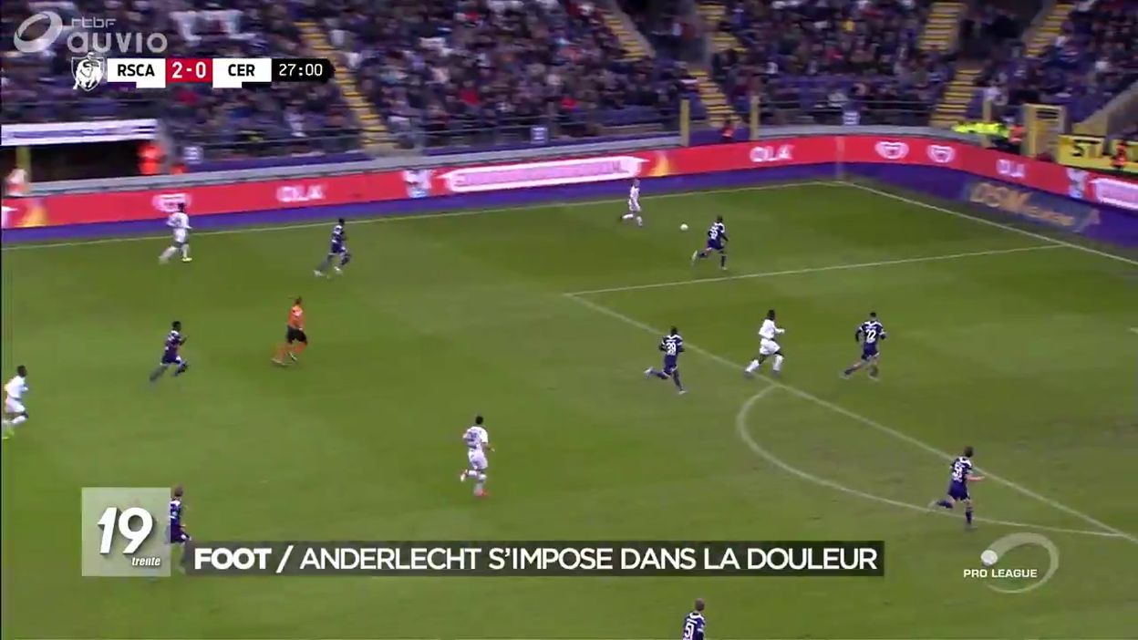 Football : Anderlecht s'impose dans la douleur