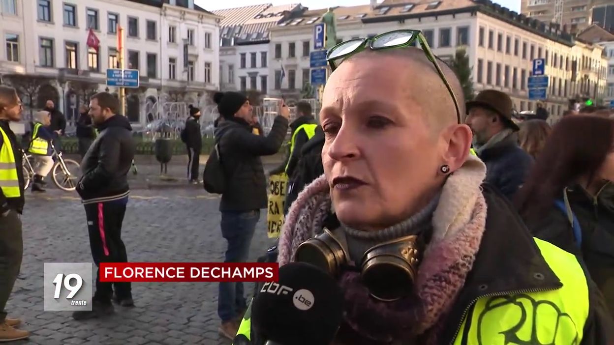 Manifestation Des Gilets Jaunes à Ixelles 30112019