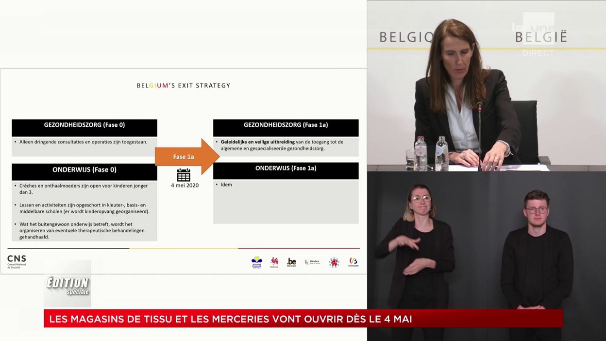 Stratégie de déconfinement : la première phase en 2 parties