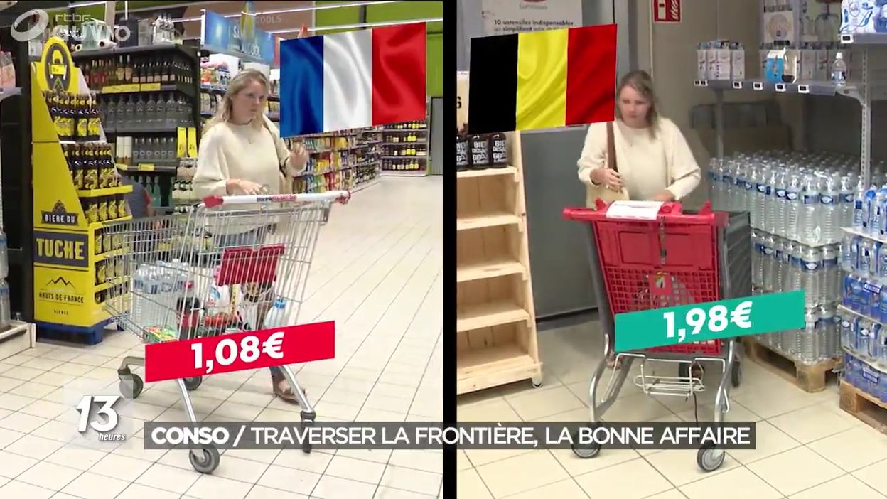 Faire ses courses en France: toujours moins cher qu'en Belgique?