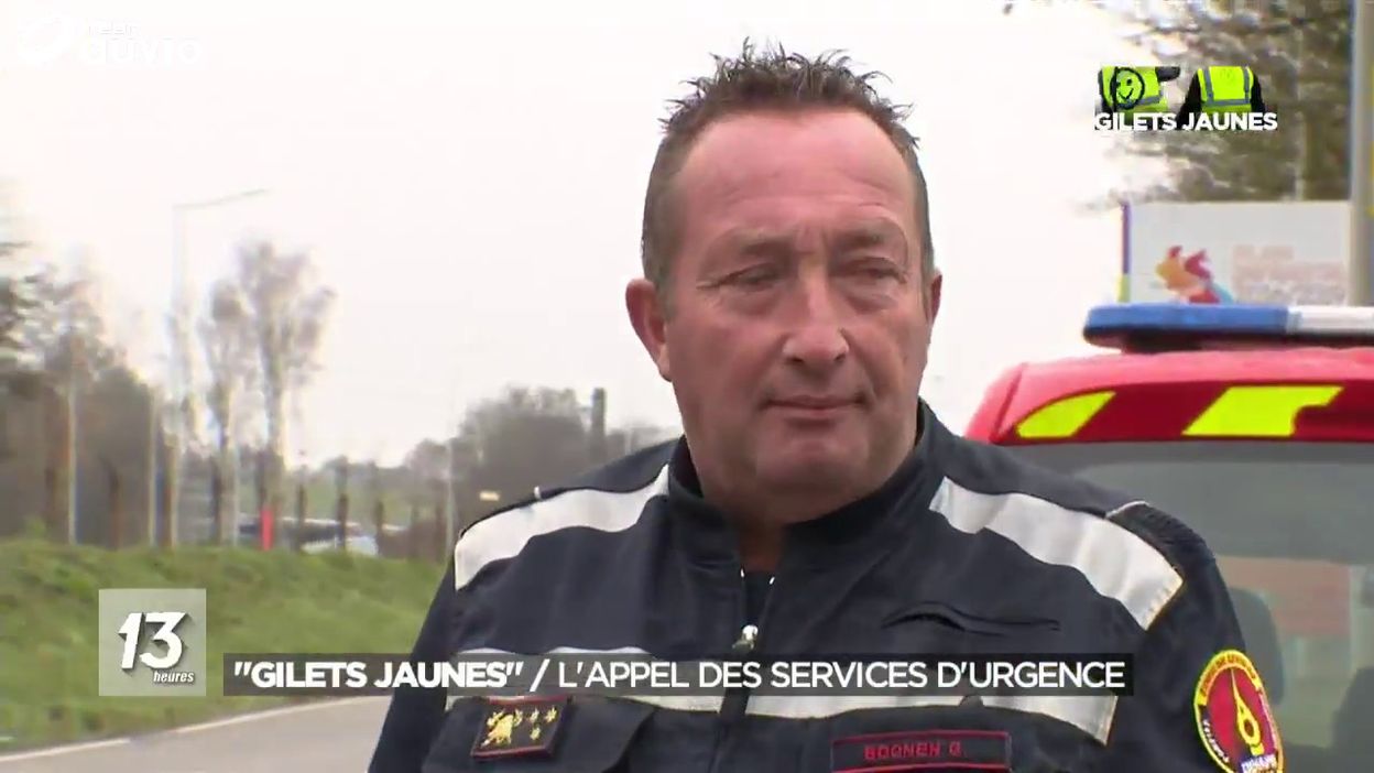 Gilets Jaunes : ambulance bloquée à Couvin