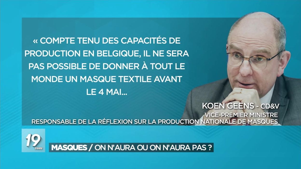 Masques : on en aura ou on n'en aura pas ?
