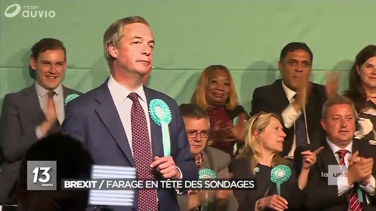 Brexit : Nigel Farage en tête des sondages
