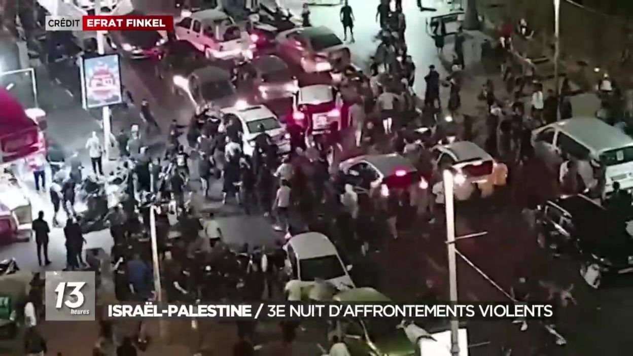 Israël-Palestine : 3e nuit d'affrontements violents