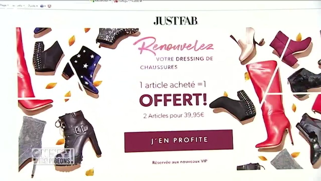 JustFab attention l abonnement automatique lors d un achat sur le net