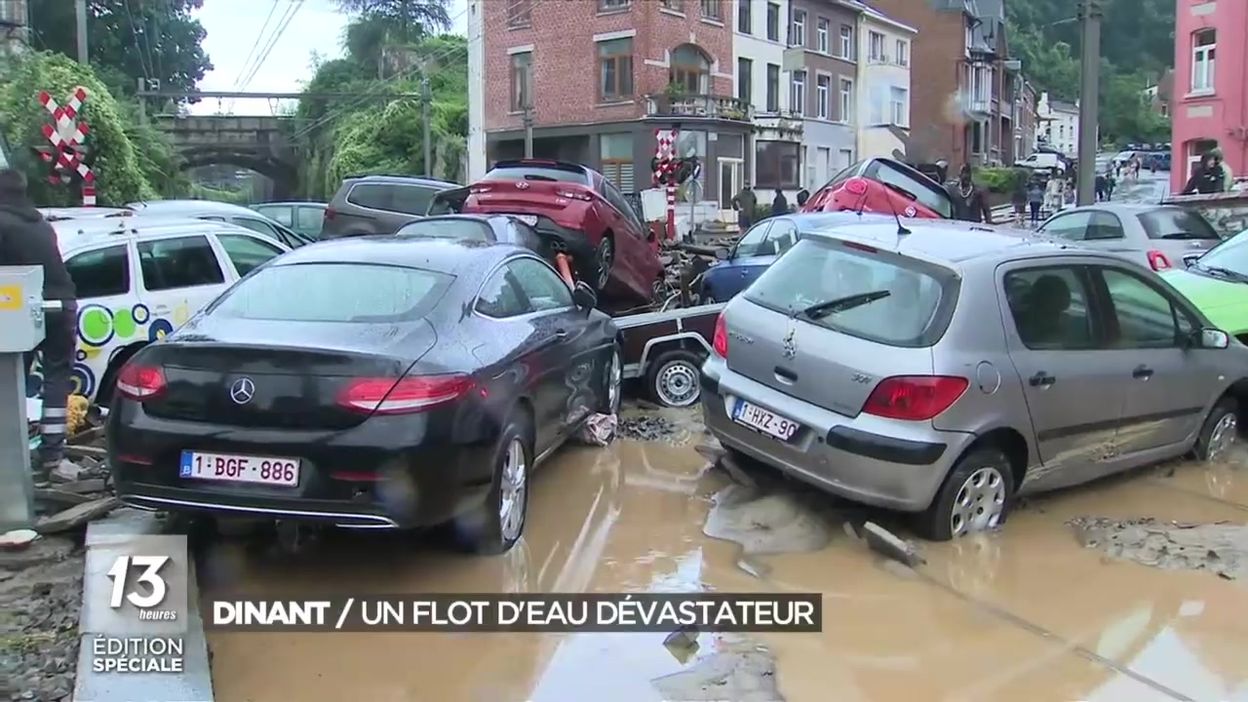 Dinant : un flot deau dévastateur