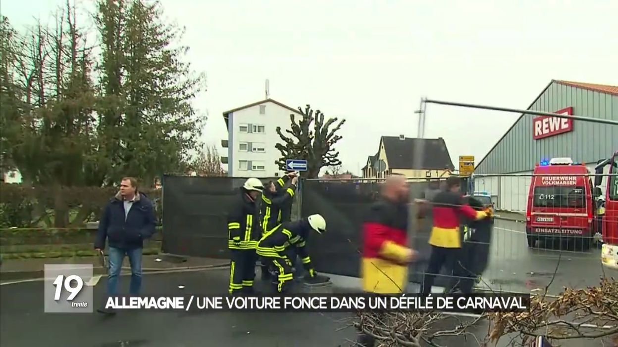Allemagne : une voiture fonce dans un défilé de carnaval
