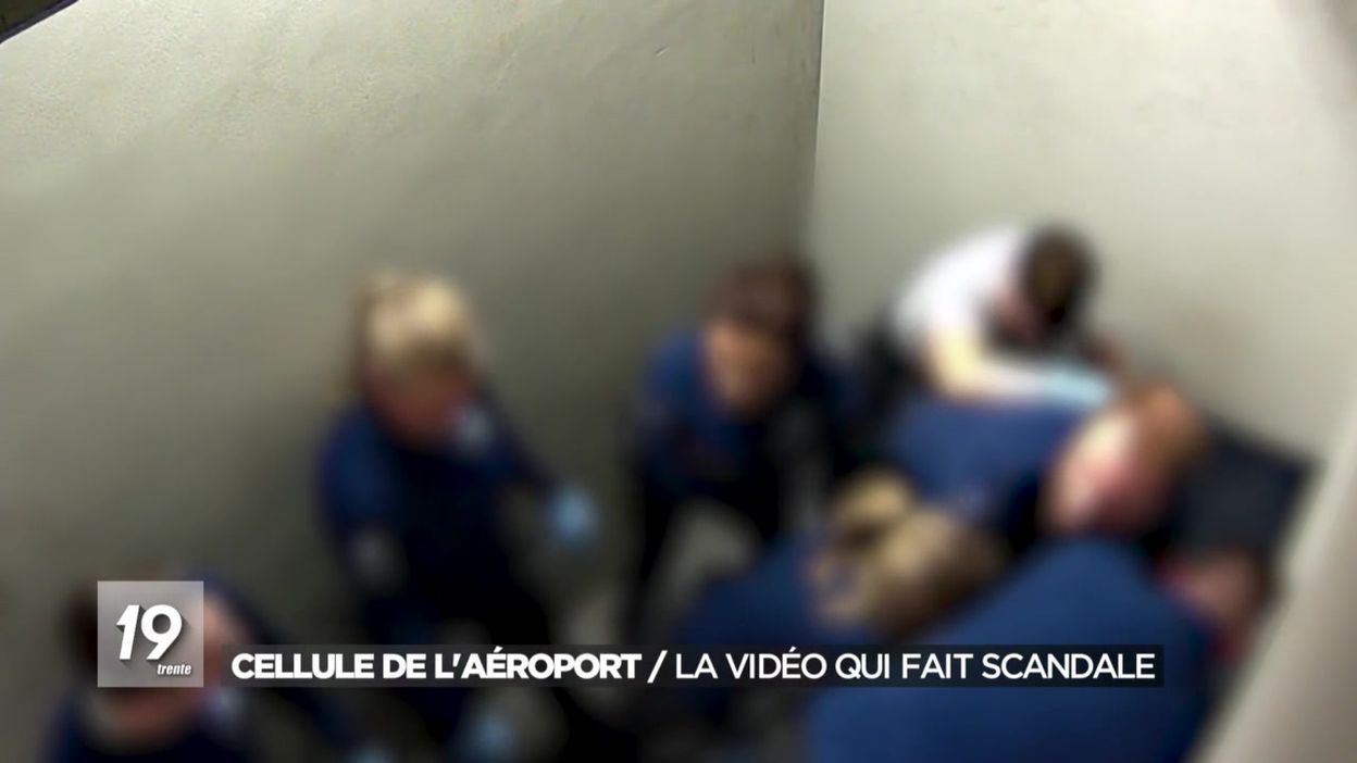Cellule de l'aéroport / La vidéo qui fait scandale