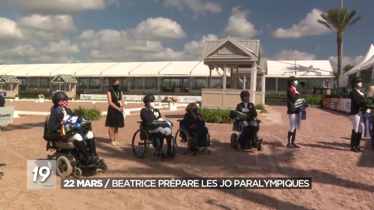 22 mars : Béatrice prépare les JO paralympiques