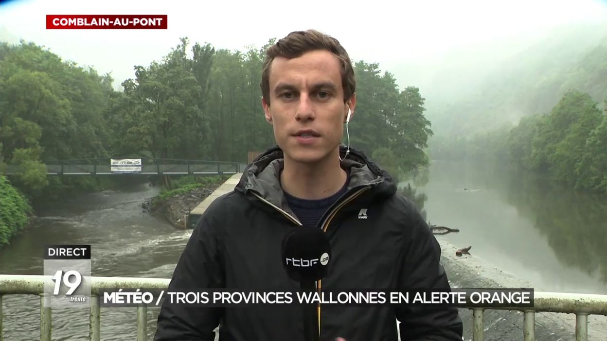 Météo : trois provinces wallonnes en alerte orange