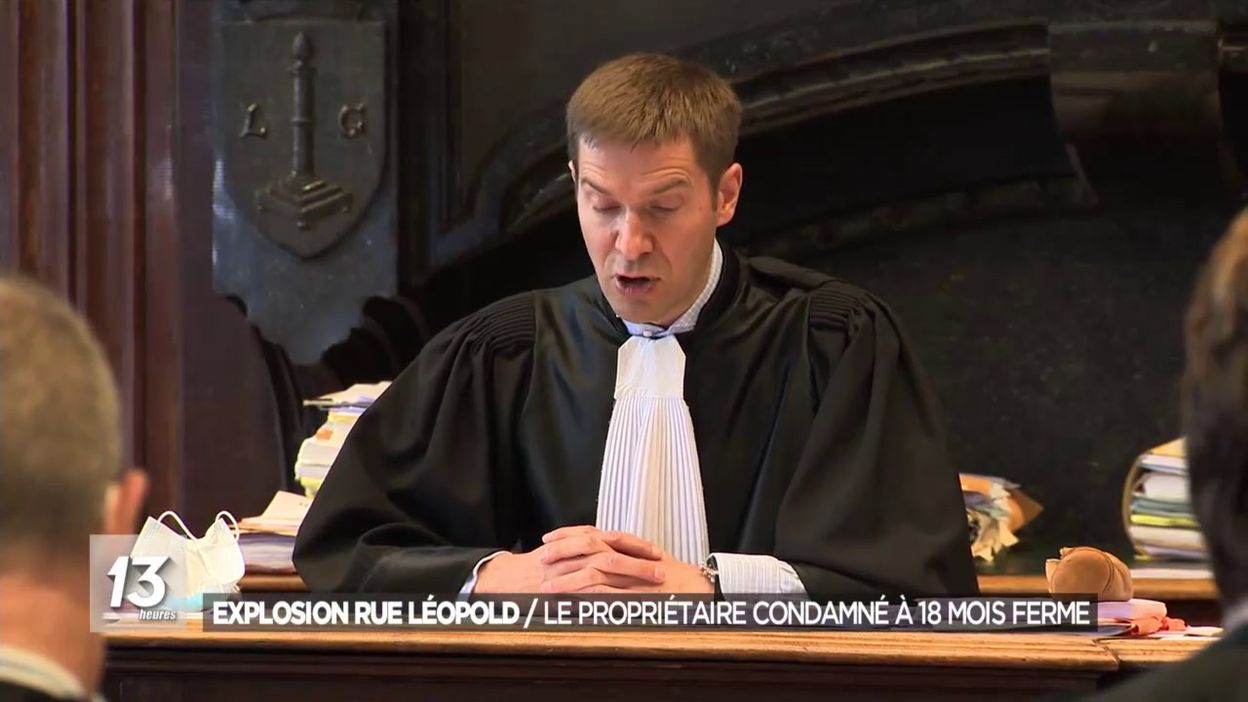 Explosion rue Léopold : Le propriétaire condamné à 18 mois ferme