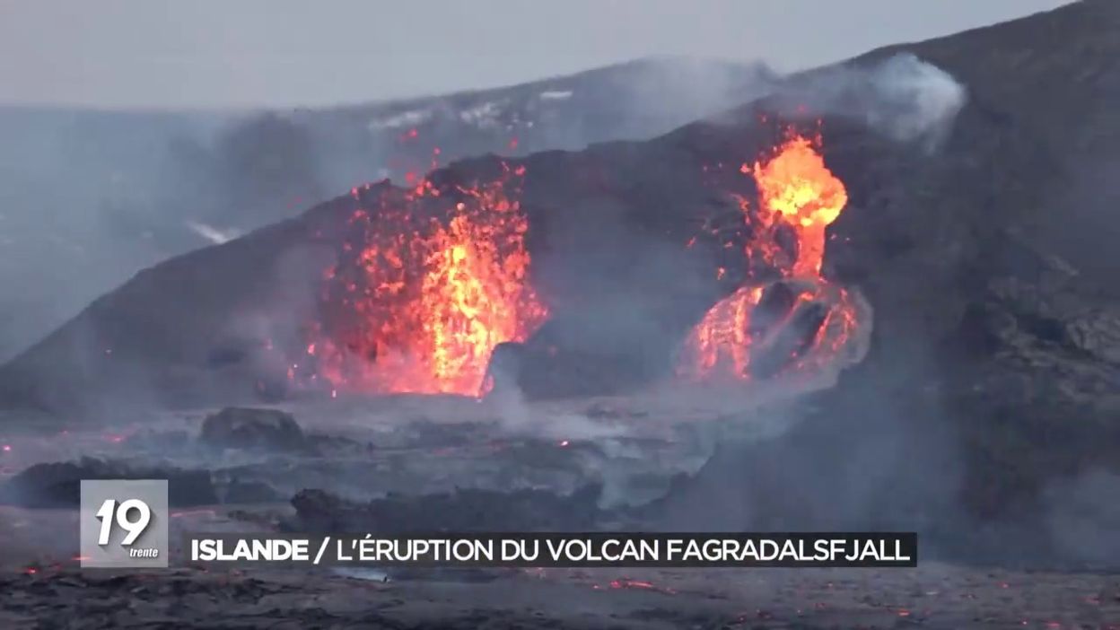Islande / Léruption du volcan Fagradalsfjall