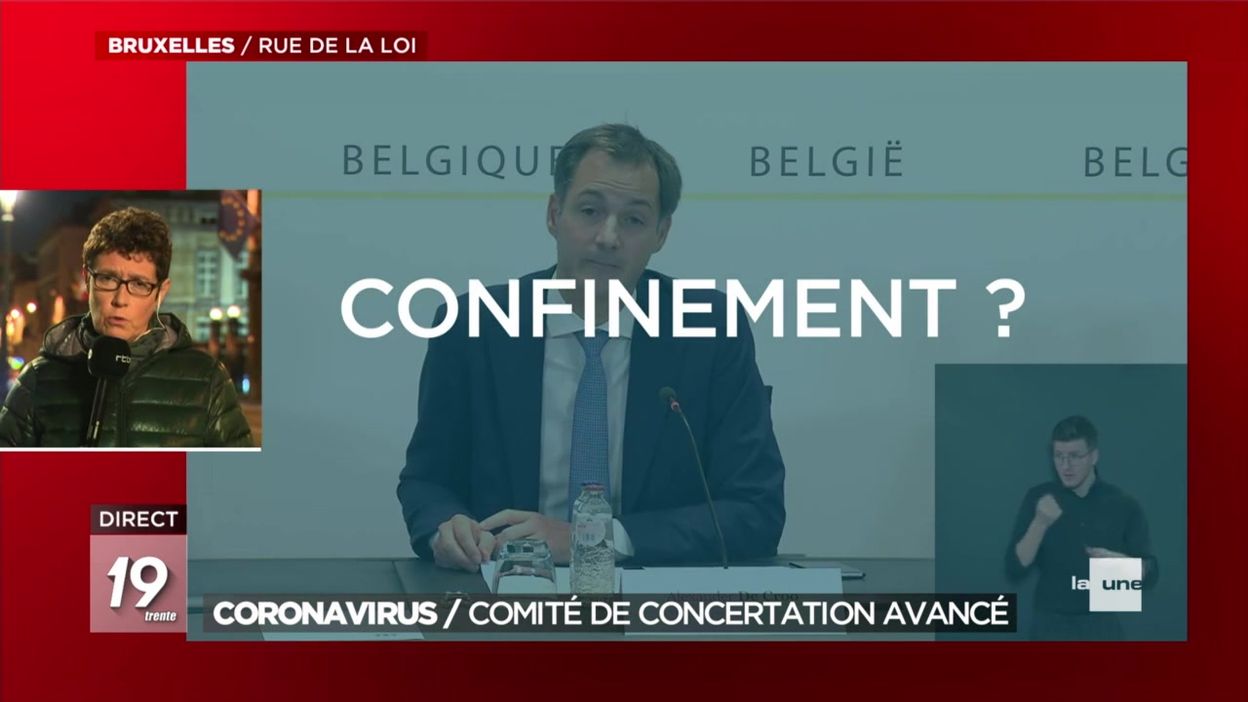 Coronavirus Un Comite De Concertation A Lieu Ce Vendredi Matin Qu En Attendre