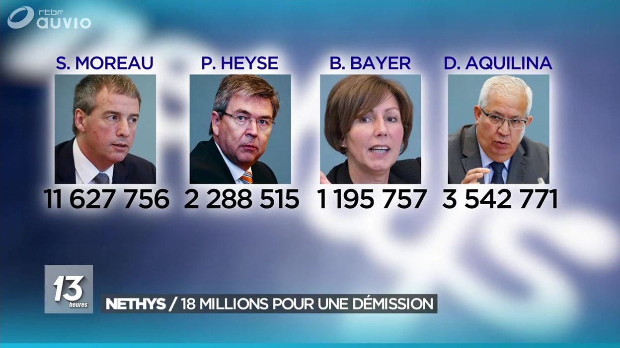 Nethys : 18 millions pour une démission