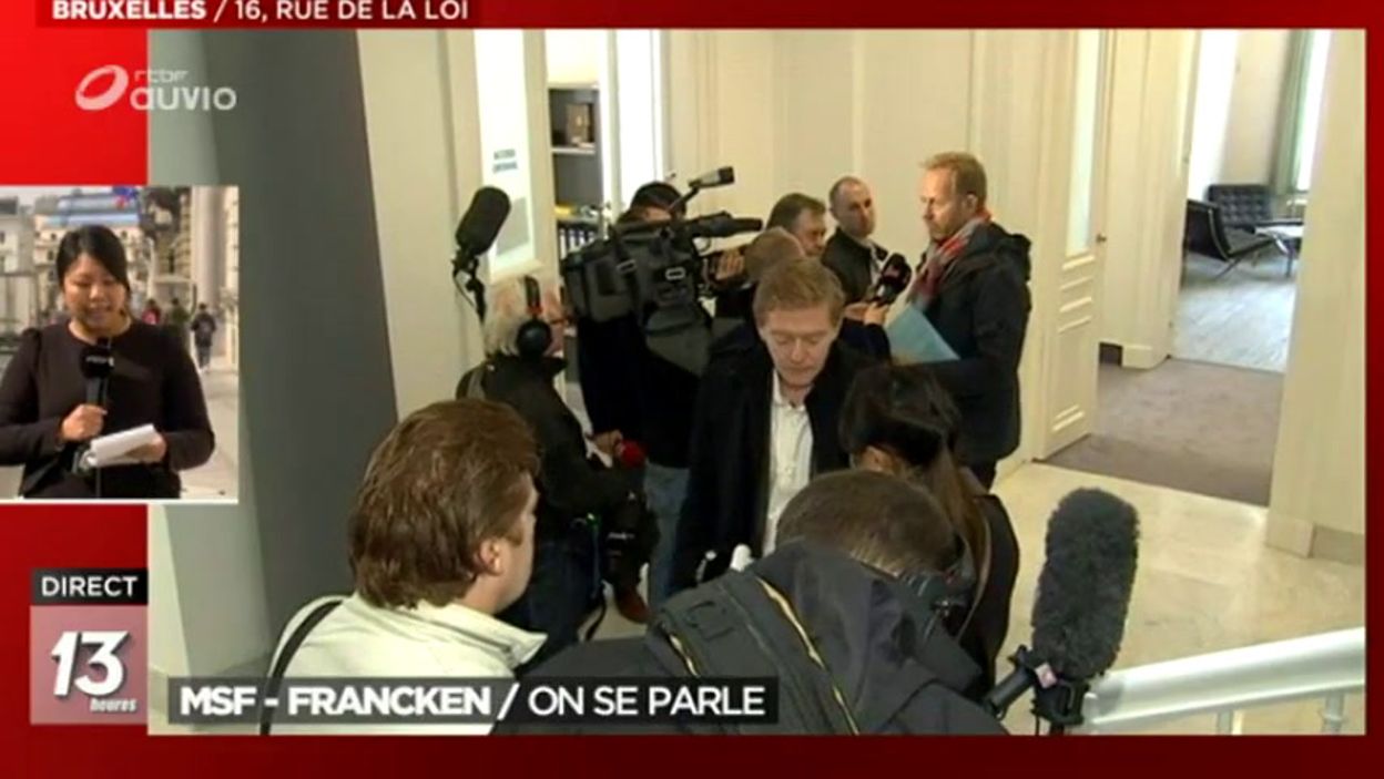 Theo Francken rencontre les équipes de Médecins Sans Frontières