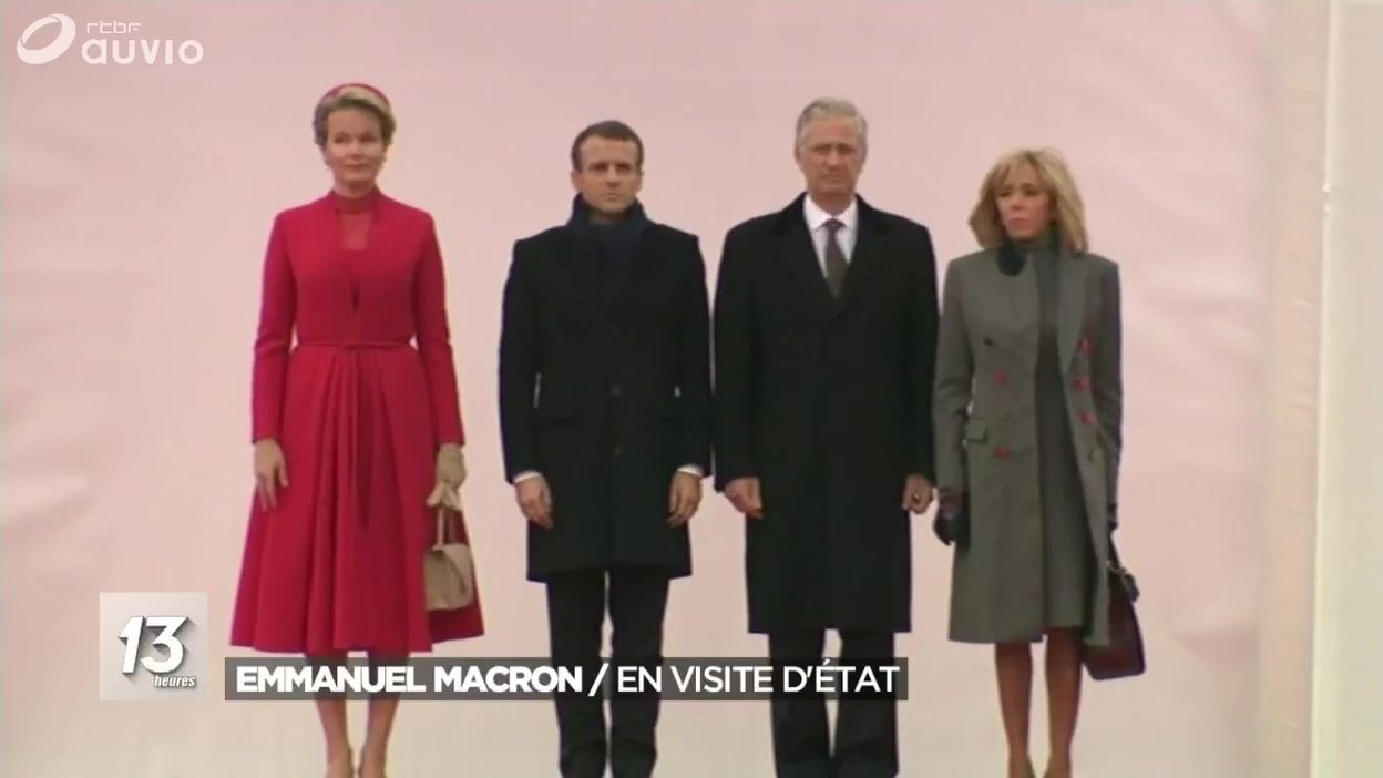 Visite d'Etat : Emmanuel et Brigitte Macron en Belgique
