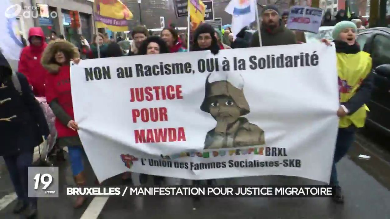 Bruxelles : une manifestation pour la justice migratoire