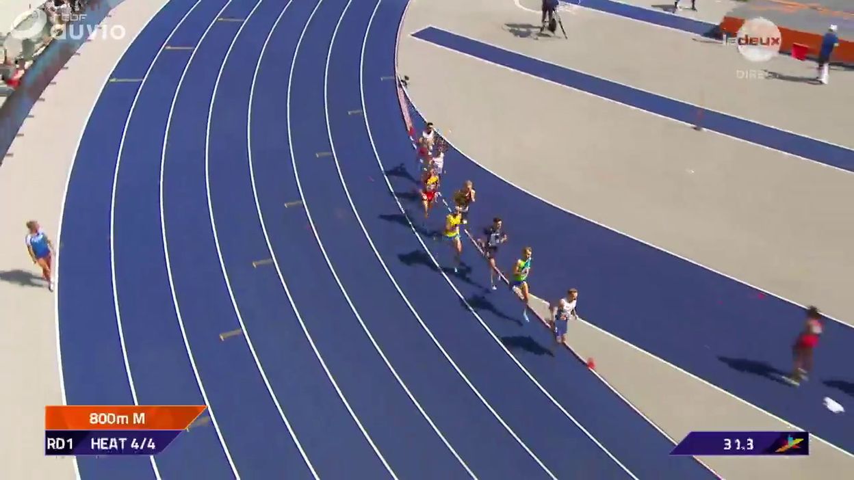 Eliott Crestan s'arrête en séries du 800m