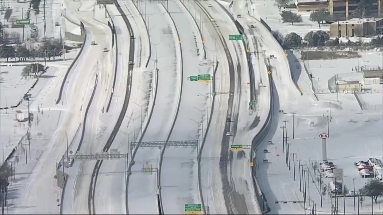 Texas sous la neige