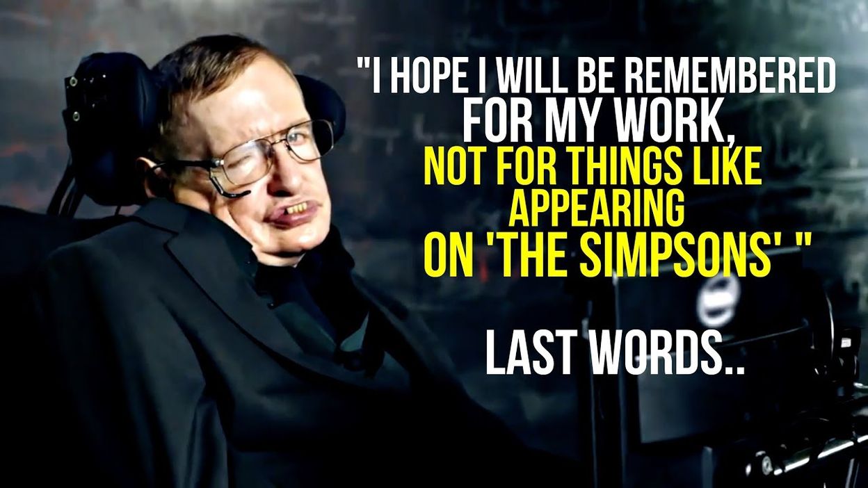 Stephen Hawking's Last Words... 15/06/2018