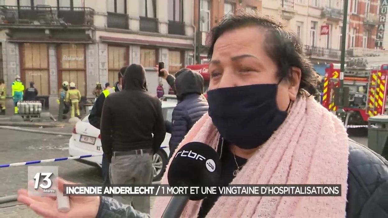Incendie Anderlecht / 1 mort et une vingtaine d hospitalisations