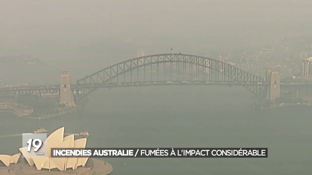 Incendies Australie : fumées à l impact considérable