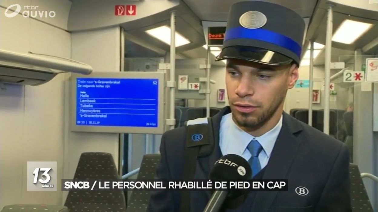 SNCB : le personnel rhabillé de pied en cap