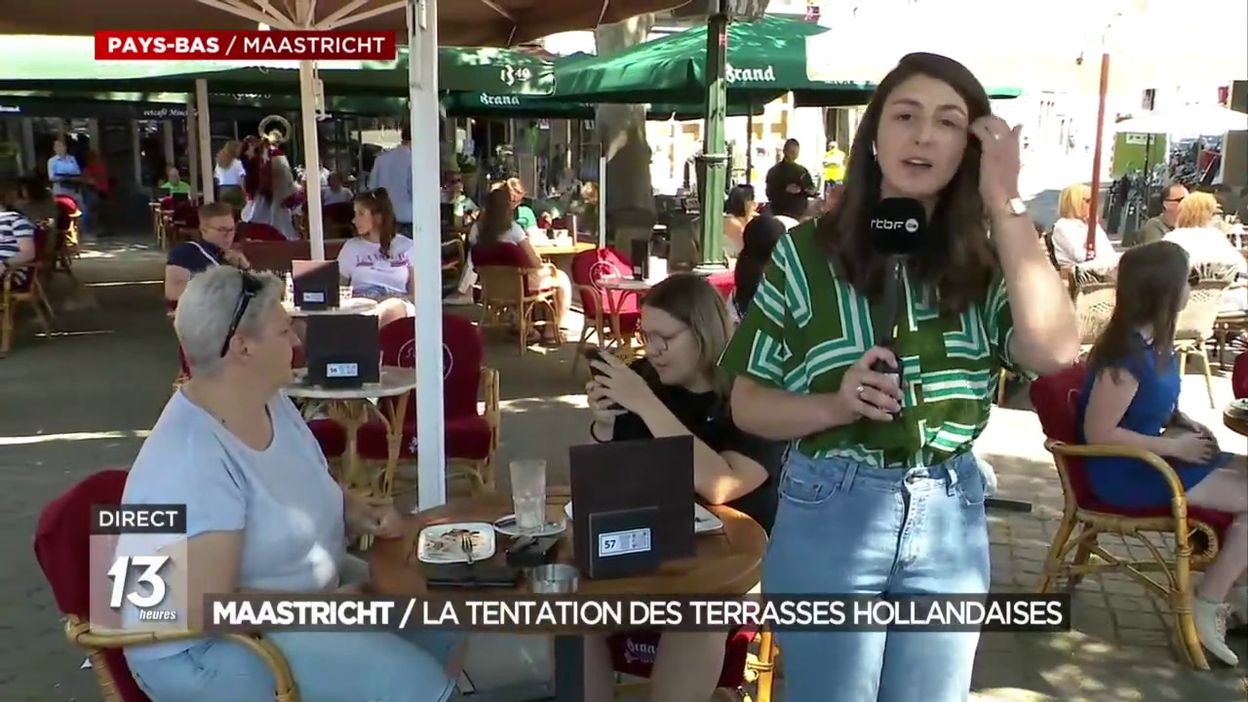 Maastricht / La tentation des terrasses hollandaises