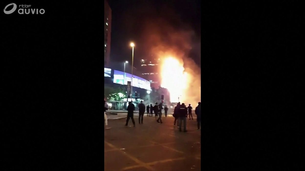 Chili : une tour en feu