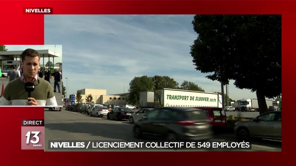 Nivelles : licenciement collectif de 549 employés