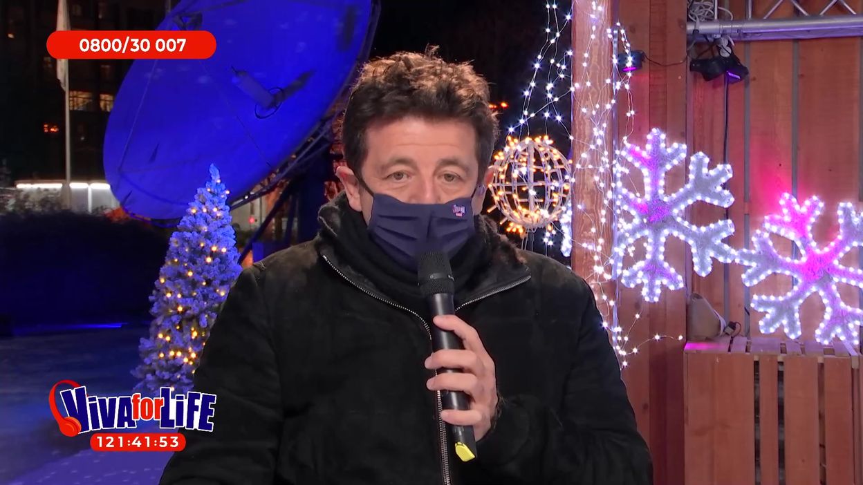 Patrick Bruel Emu A Viva For Life S Il N Y Avait Pas Le Covid J Aurais Envie De Vous Embrasser Pour Vous Dire Merci