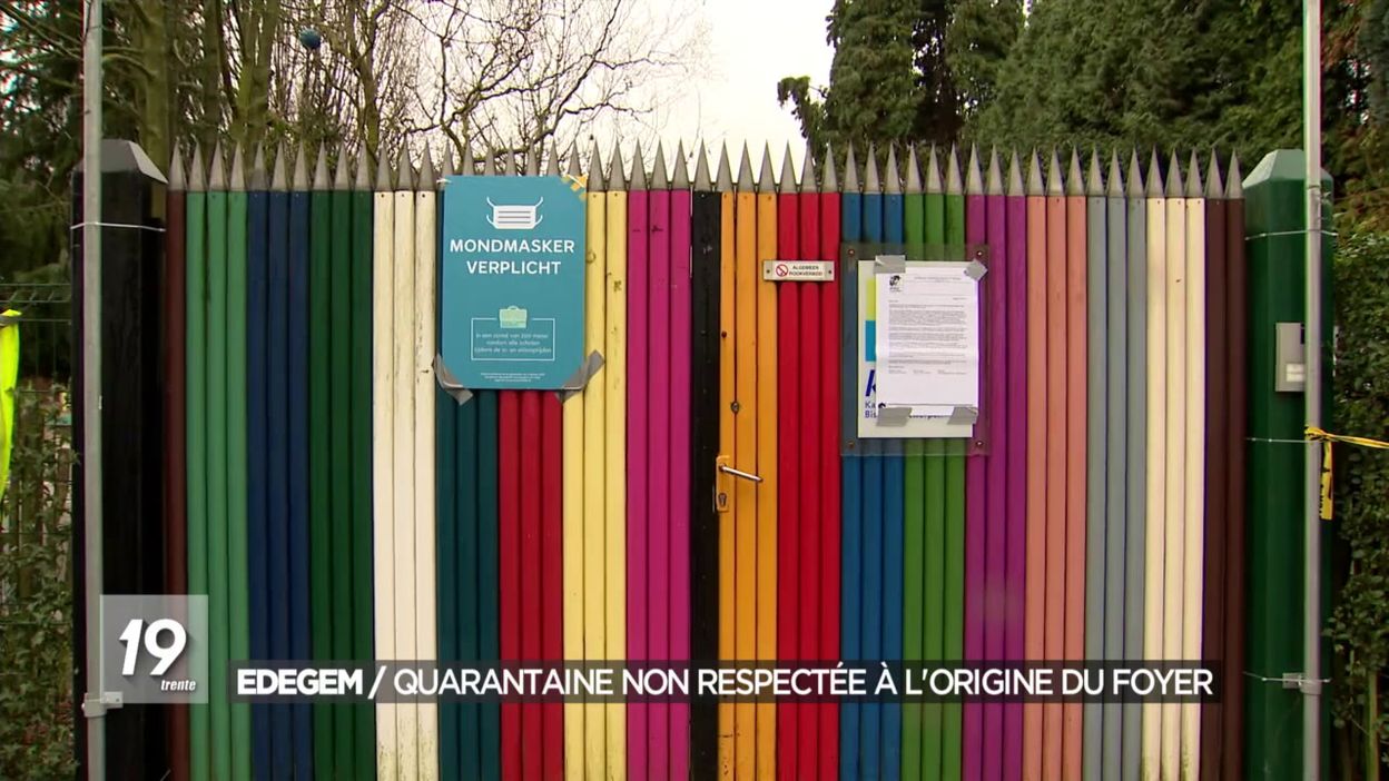 Edegem : une quarantaine non respectée à l origine du foyer
