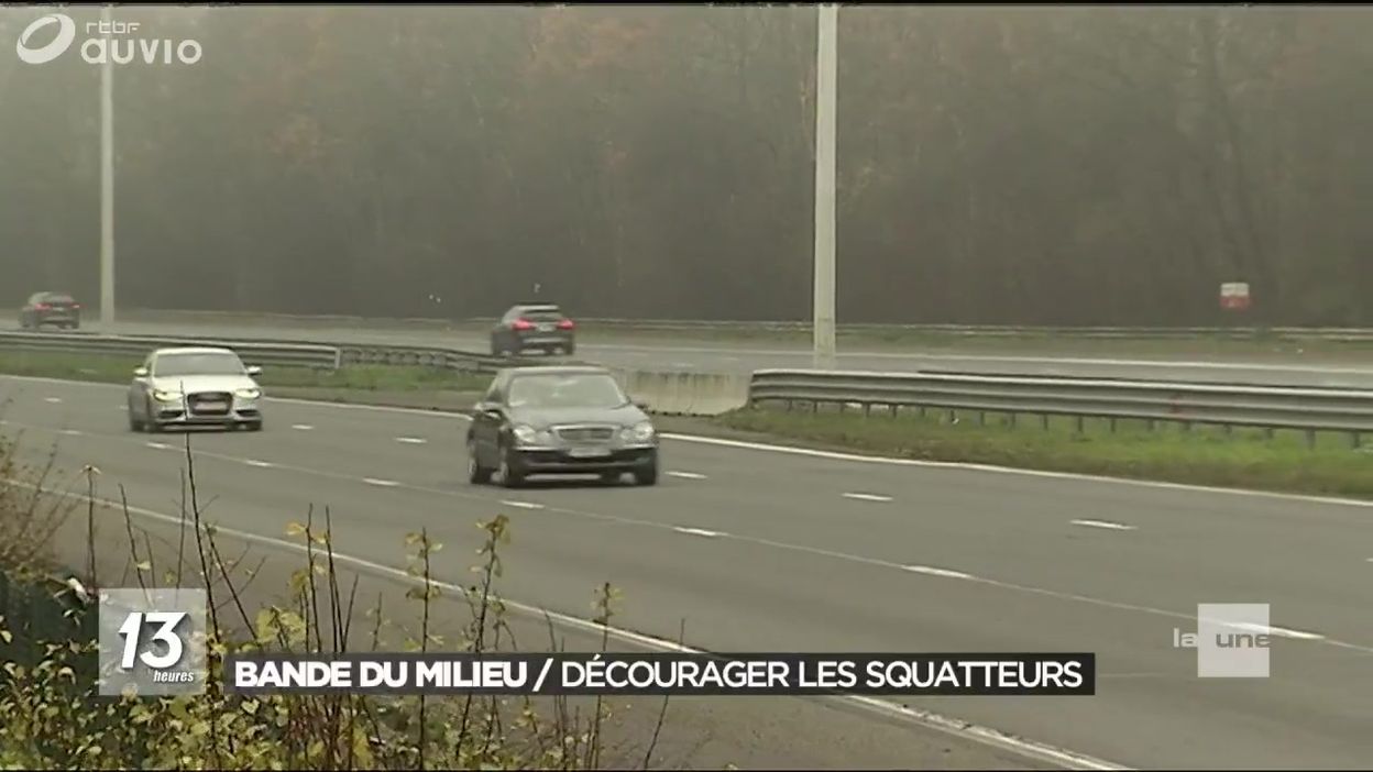 Une amende doublée pour ceux qui restent sur la bande du milieu