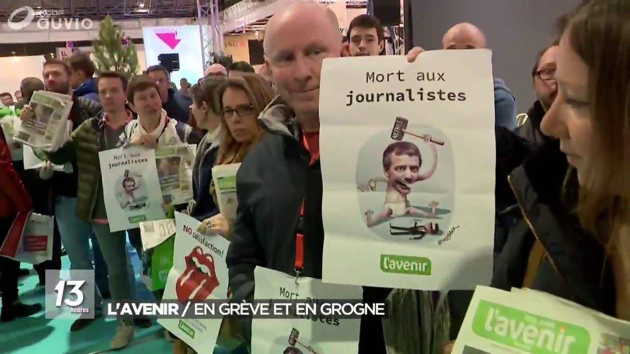 Le personnel de L'Avenir chahute le salon des mandataires