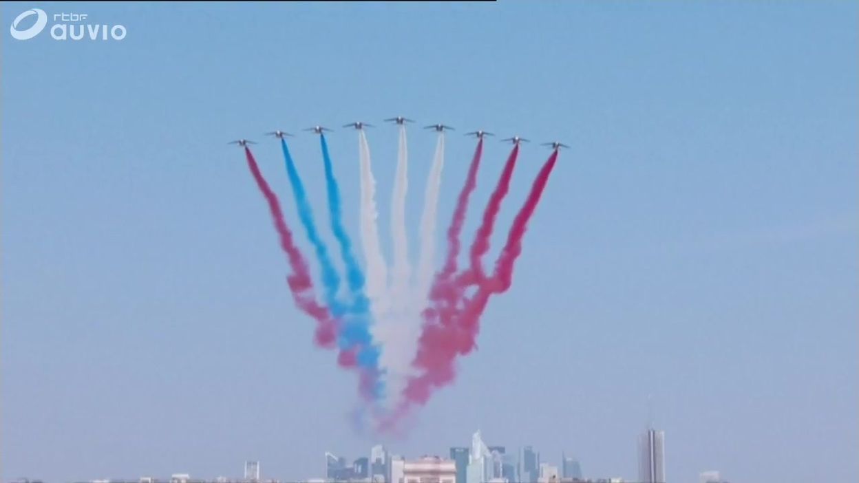 France: mauvais fumigène lors du défilé aérien du 14 juillet