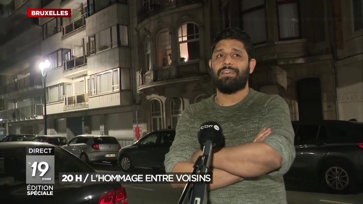 Coronavirus En Belgique Des Citoyens Applaudissent Le Personnel Soignant Depuis Leurs Balcons Video