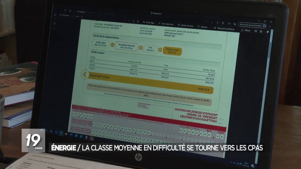 Énergie : La classe moyenne en difficulté se tourne vers les CPAS