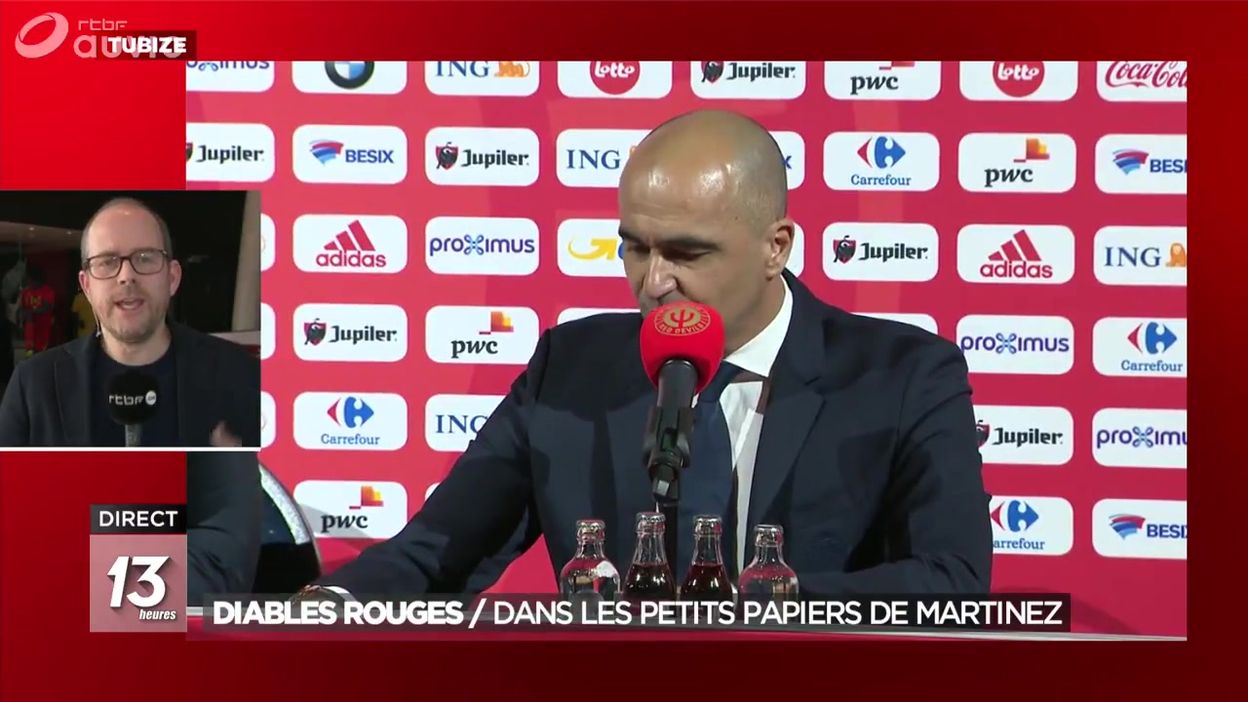 Diables Rouges : dans les petits papiers de Martinez