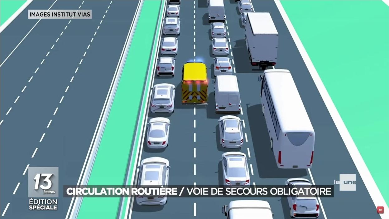 Nouveauté : les voies de secours obligatoires dans les bouchons