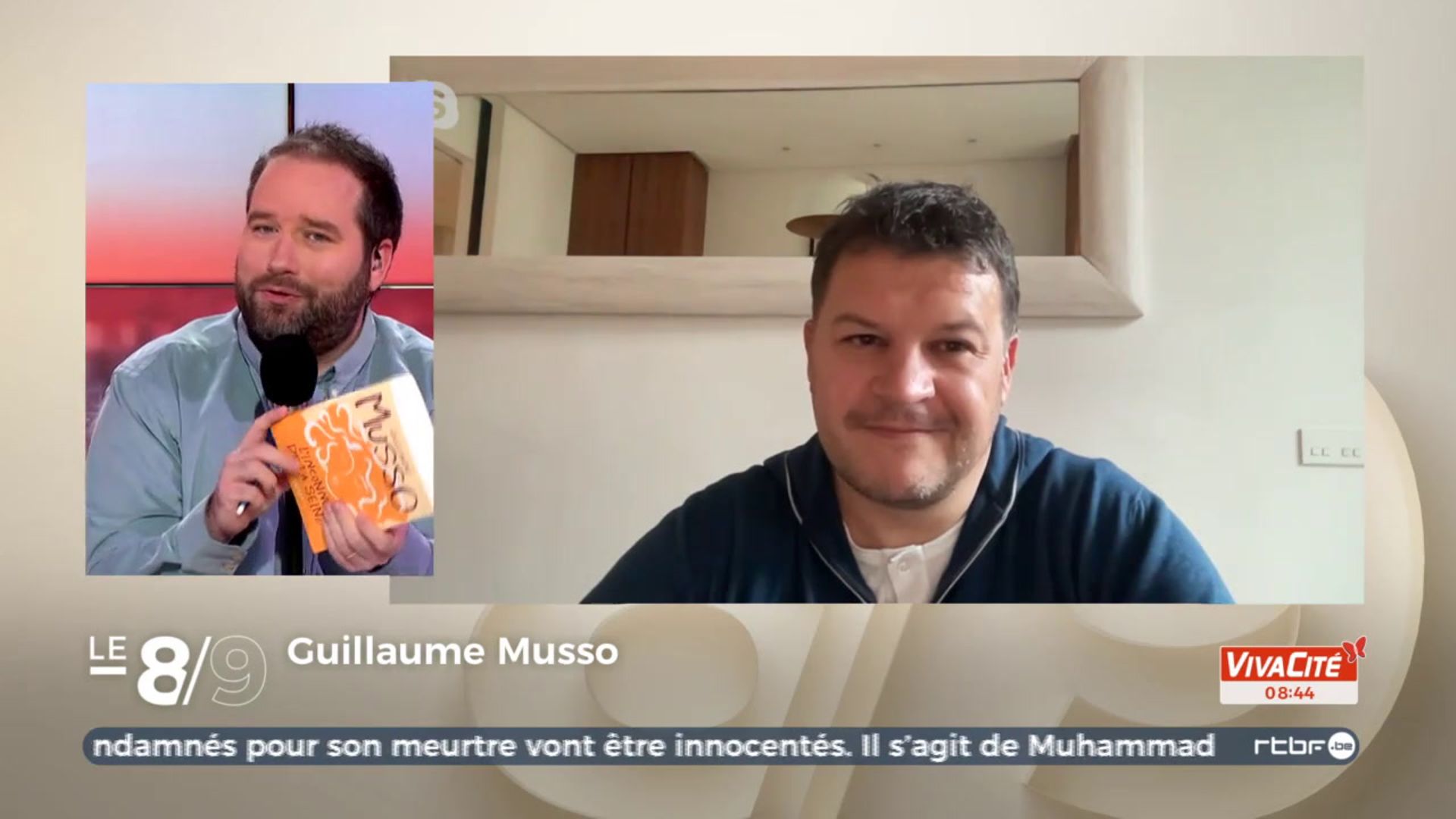Guillaume Musso présente son nouveau roman La Vie est un roman