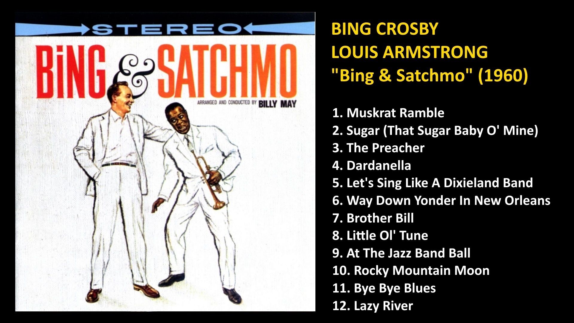 Bing Crosby et Louis Armstrong : 'Bing & Satchmo' (Album)