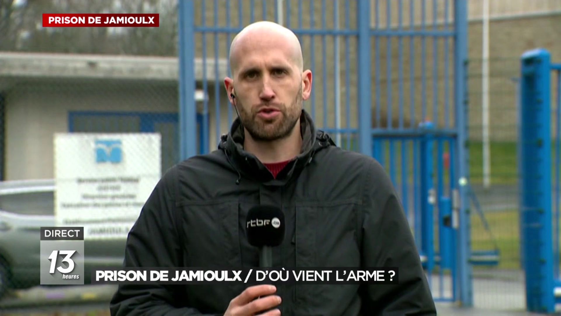 Prison de Jamioulx D¿où vient l¿arme ? Auvio