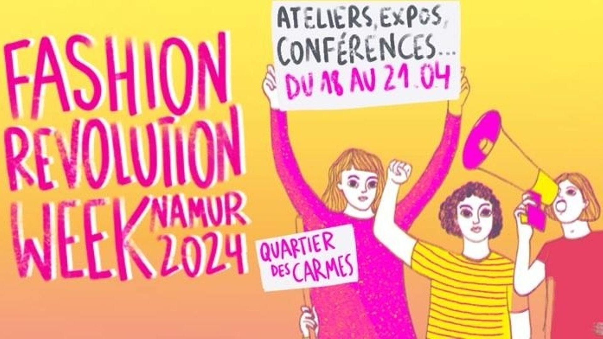 Trois Namuroises proposent une Fashion Revolution Week