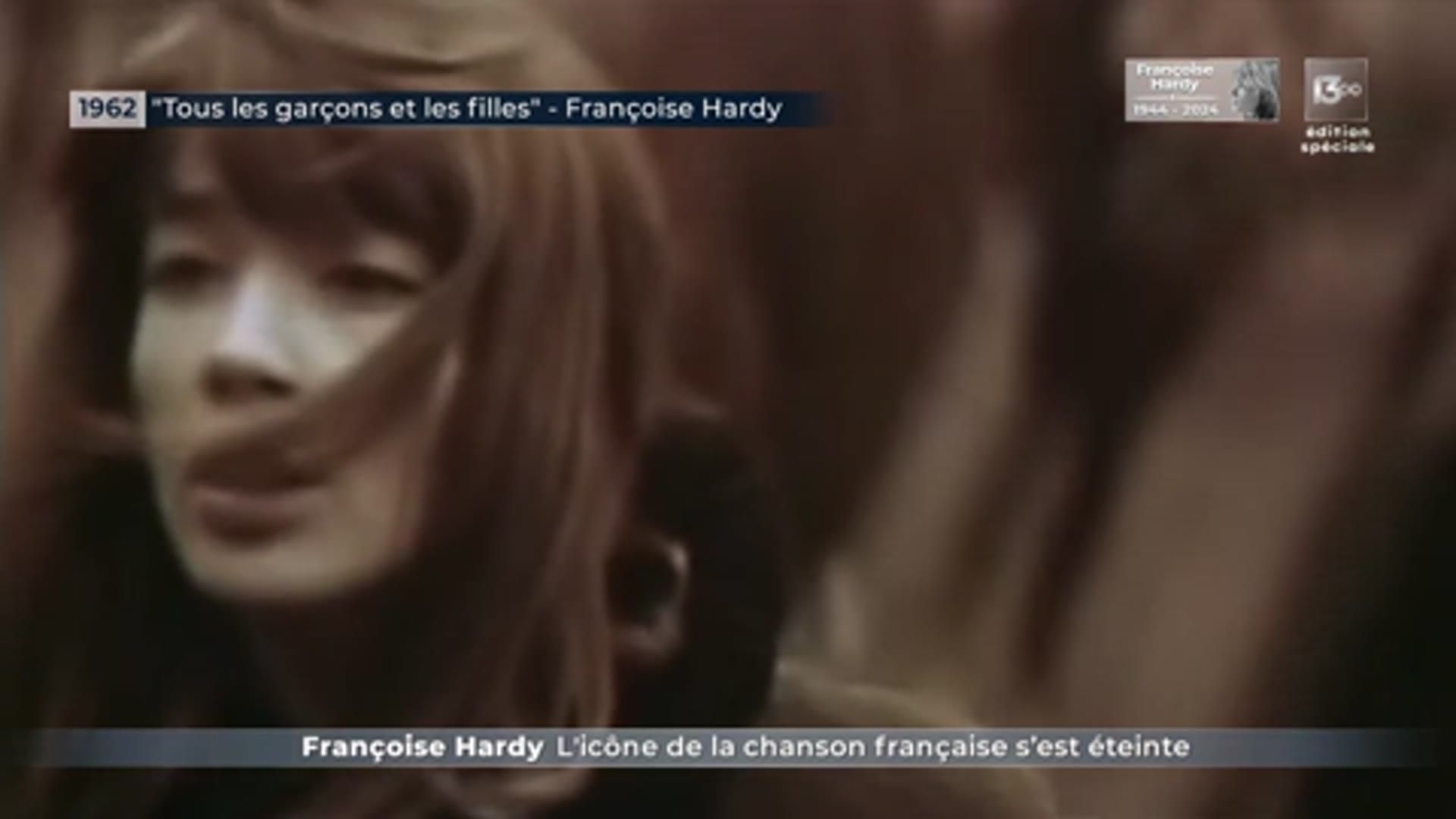 Françoise Hardy / Licône de la chanson française s¿est éteinte