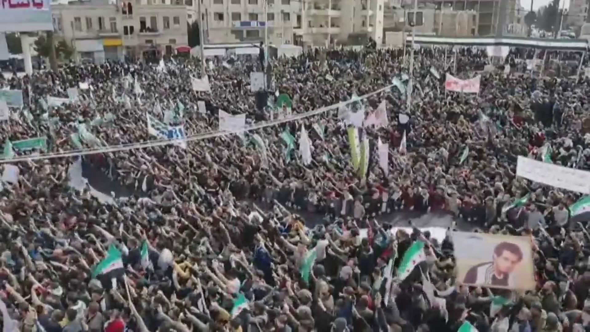 Syrie Manifestation à Idleb Pour Marquer Le 10e Anniversaire De La Révolution Rtbfbe 9662