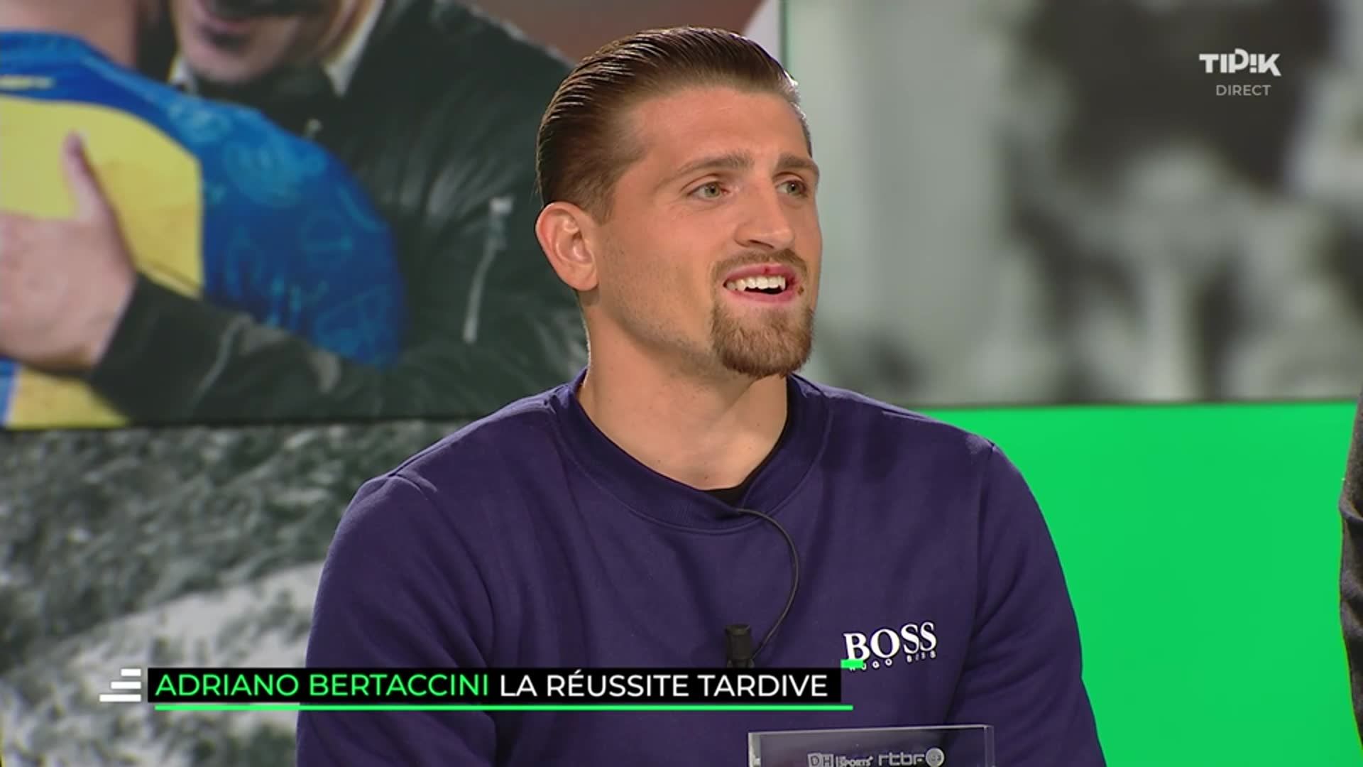 Joueur du mois d'octobre Adriano Bertaccini était sur le plateau de