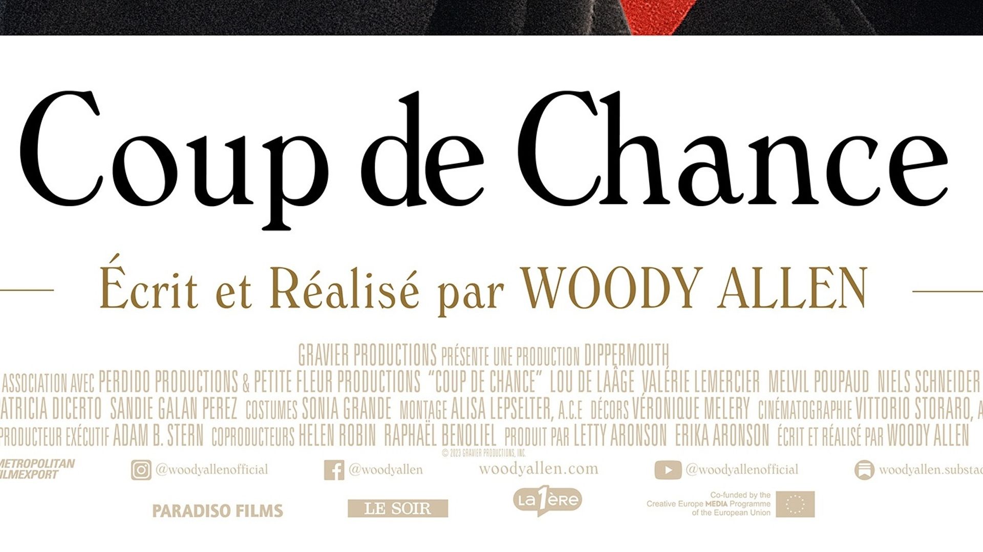 Coup de chance, le nouveau Woody Allen au cinéma