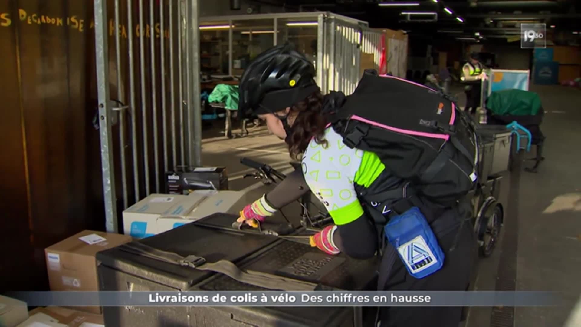 Livraisons de colis à vélo : des chiffres en hausse