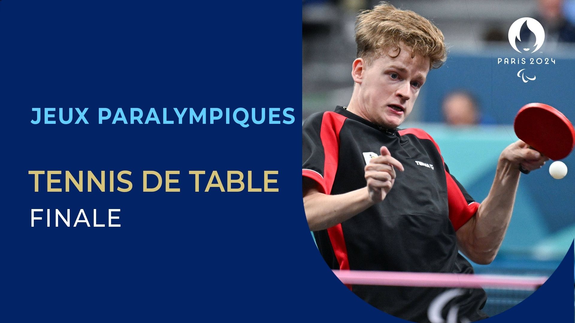 Jeux Paralympiques 2024 Tennis de Table Finale de Laurens Devos Auvio