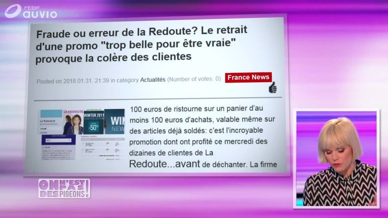 100 Euros Ou Pas 100 Euros La Promo De La Redoute Qui Seme La Zizanie On N Est Pas Des Pigeons